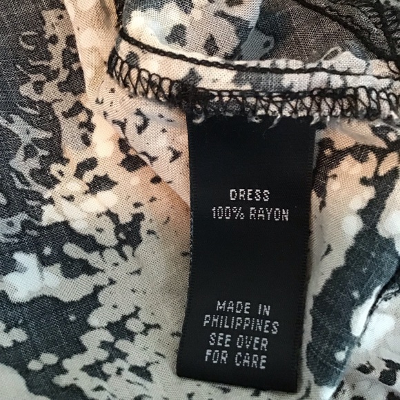 AGB: Black white and tan dress. Size 16 - Picture 8 of 9